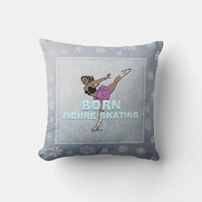 TOP Geboren Kunstschaatsen Kussen (Voorkant)