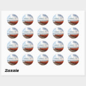 TOP Geboren om te Kayakken Ronde Sticker (Vel)