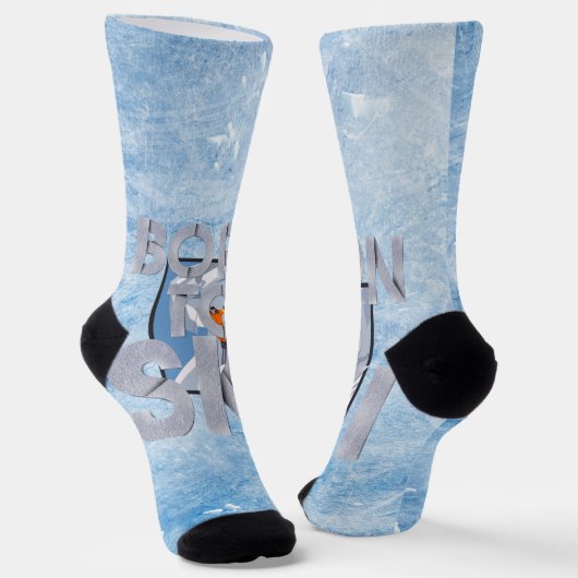 TOP Geboren om te skiën Sokken (Gebogen)