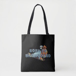 TOP Geboren om te Snowboarden Tote Bag