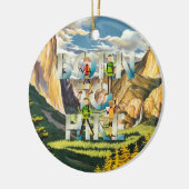 TOP Geboren om te Wandelen Keramisch Ornament (Links)