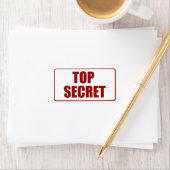 Top Geheim Medium size label (Insitu)