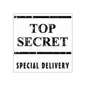 Top Geheim / speciale levering Rubberstempel (Afrduk)