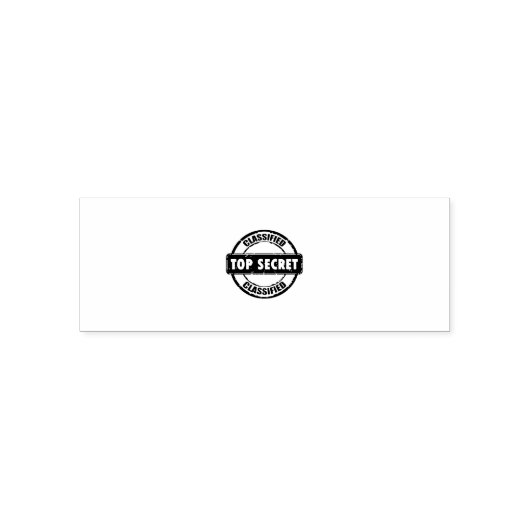 TOP-geheim Zelfinktende Stempel (Design)