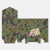 Top Geheime GI Camouflage Party Favorietendozen Bedankdoosjes (Ongevouwen)