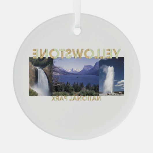 TOP Gellowstone Glass Ornament (Achterkant)