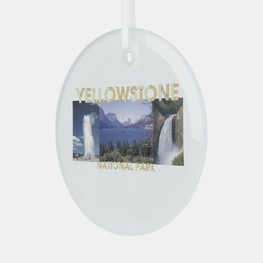 TOP Gellowstone Glass Ornament (Voorkant links)