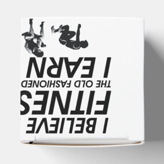 TOP Geloof in fitness Bedankdoosjes (Bovenkant)