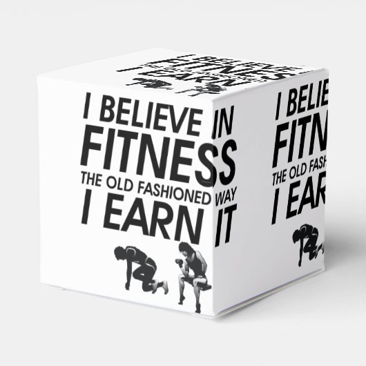 TOP Geloof in fitness Bedankdoosjes (Achterkant)