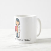 Top Gepersonaliseerd Persoonlijke Vrouw Cute Docto Koffiemok (Voorkant rechts)