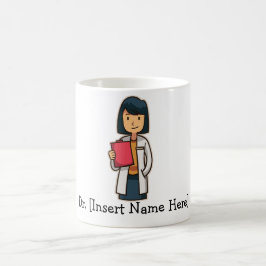 Top Gepersonaliseerd Persoonlijke Vrouw Cute Docto Koffiemok