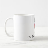 Top Gepersonaliseerd Persoonlijke Vrouw Cute Docto Koffiemok (Links)