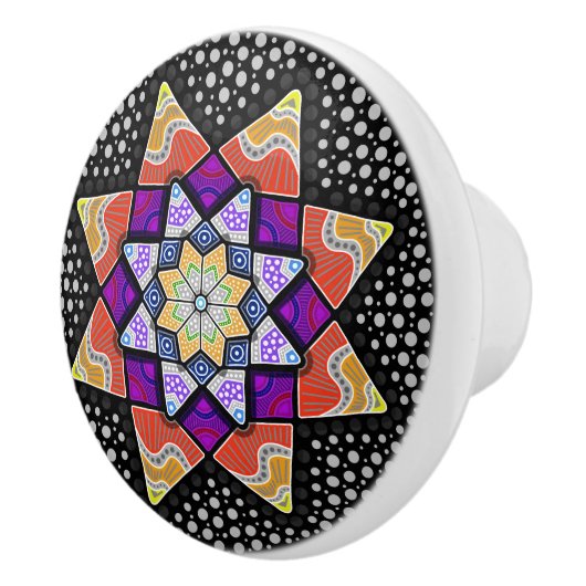 Top geweigerd keramische knop (Rechts)