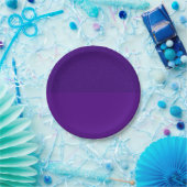 Top Glitter Paarse Partij Bord -  (Feest)