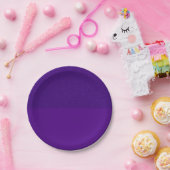 Top Glitter Paarse Partij Bord -  (Feest)