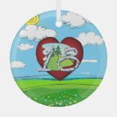 TOP Golf 18 Glass Ornament (Voorkant)