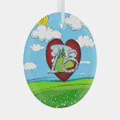 TOP Golf 18 Glass Ornament (Voorkant Rechts)