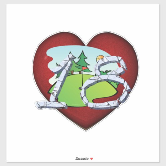 TOP Golf 18 Sticker (Vel)