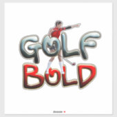 TOP Golf Bold Sticker (Vel)