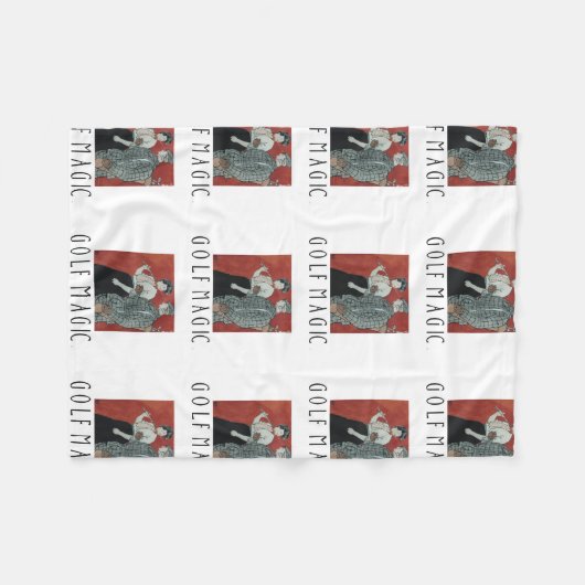 TOP Golf Couples Fleece Deken (Voorkant (Horizontaal))