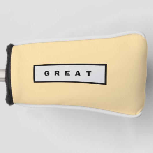 Top Golf Equipment Hoofd Hoesje Golfheadcover (Voorkant)