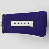 Top Golf Equipment Hoofd Hoesje Golfheadcover (Voorkant)