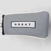 Top Golf Equipment Hoofd Hoesje Golfheadcover (Voorkant)