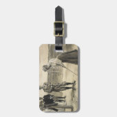 TOP Golf Girl Bagagelabel (Voorkant verticaal)