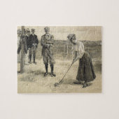 TOP Golf Girl Legpuzzel (Horizontaal)