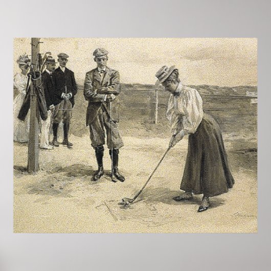 TOP Golf Girl Poster (Voorkant)