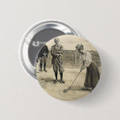 TOP Golf Girl Ronde Button 5,7 Cm (Voorkant /achterkant)