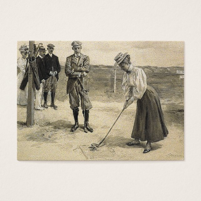 TOP Golf Girl Visitekaartje (Voorkant)