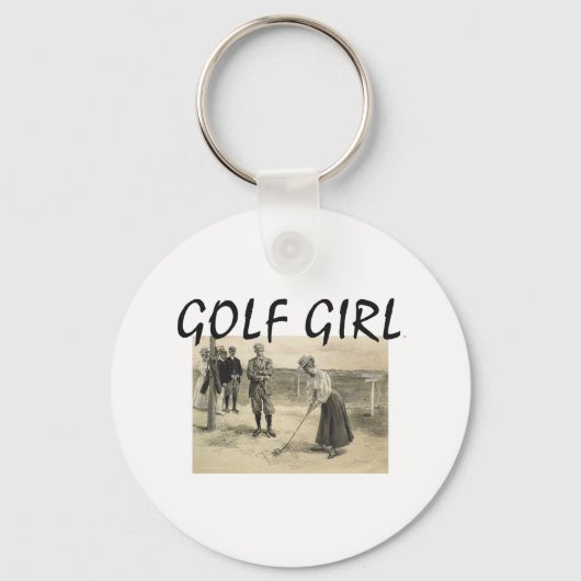 TOP Golf Meisje Sleutelhanger (Voorkant)