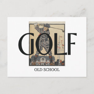 TOP Golf Old School Briefkaart