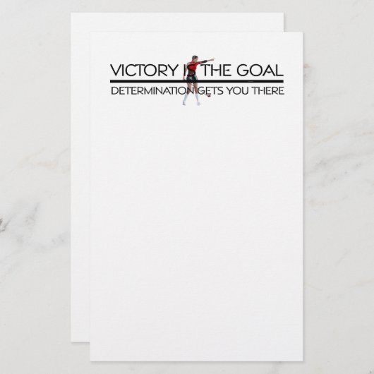 Top Golf Victory Goal Briefpapier (Voorkant / Achterkant)