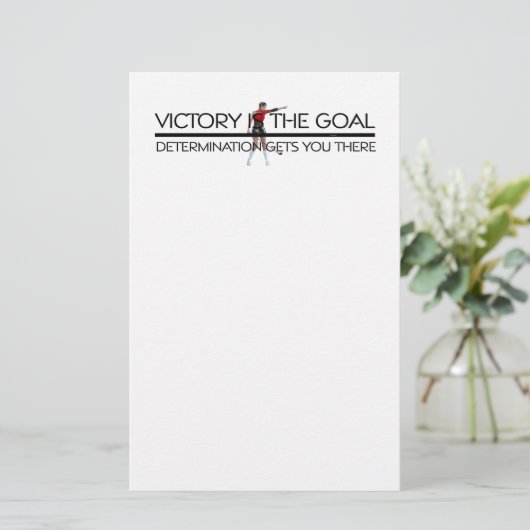 Top Golf Victory Goal Briefpapier (Staand voorkant)