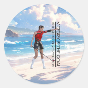 Top Golf Victory Goal Ronde Sticker