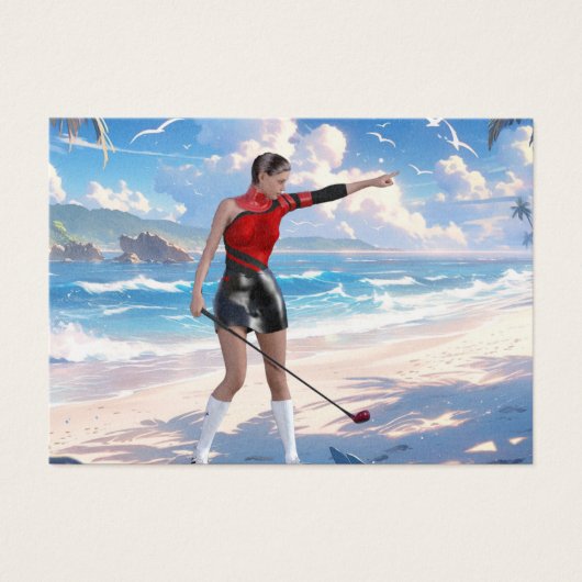 Top Golf Victory Goal Visitekaartje (Voorkant)