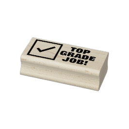 "TOP GRADE JOB!" Feedback Rubberstempel