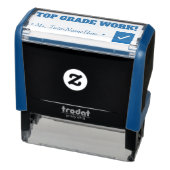 "TOP GRADE WORK!" Schoolleraar Rubber Stamp Zelfinktende Stempel (Product)
