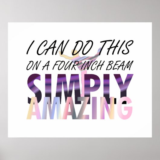 TOP Gymnastics Amazing Poster (Voorkant)