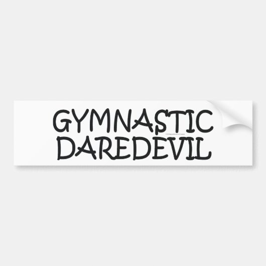 TOP Gymnastics Dareduivel Bumpersticker (Voorkant)