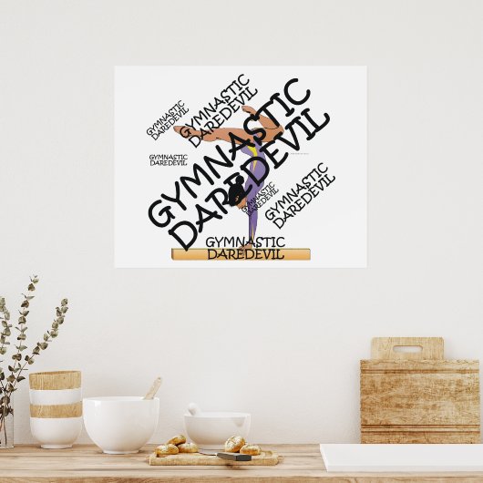TOP Gymnastics Dareduivel Poster (Keuken)
