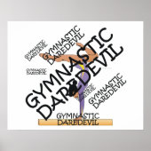 TOP Gymnastics Dareduivel Poster (Voorkant)