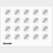 TOP Gymnastics Dareduivel Ronde Sticker (Vel)