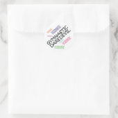 TOP Gymnastics Dareduivel Ronde Sticker (Tas)