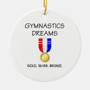TOP Gymnastics Dreams Keramisch Ornament