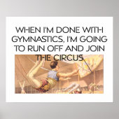 TOP Gymnastics Humor Poster (Voorkant)
