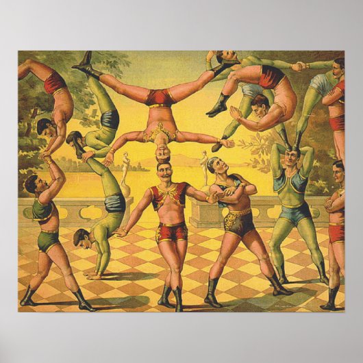 TOP Gymnastics Old School Poster (Voorkant)