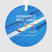 TOP Gymnastics Triple Ornament (achterkant)